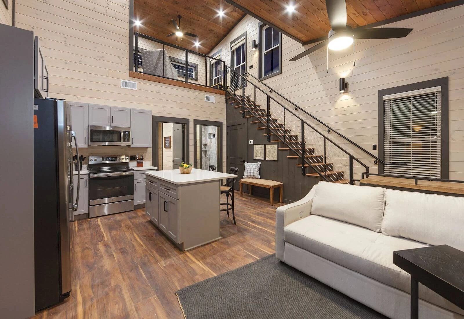 interior of Goose Gap cabin