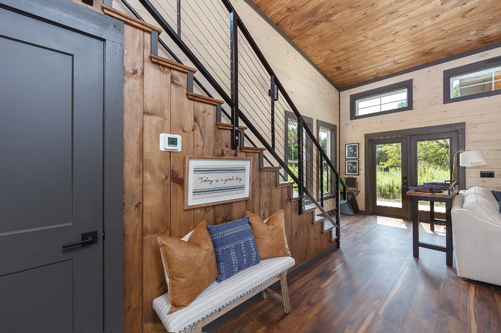 entryway of Goose Gap cabin